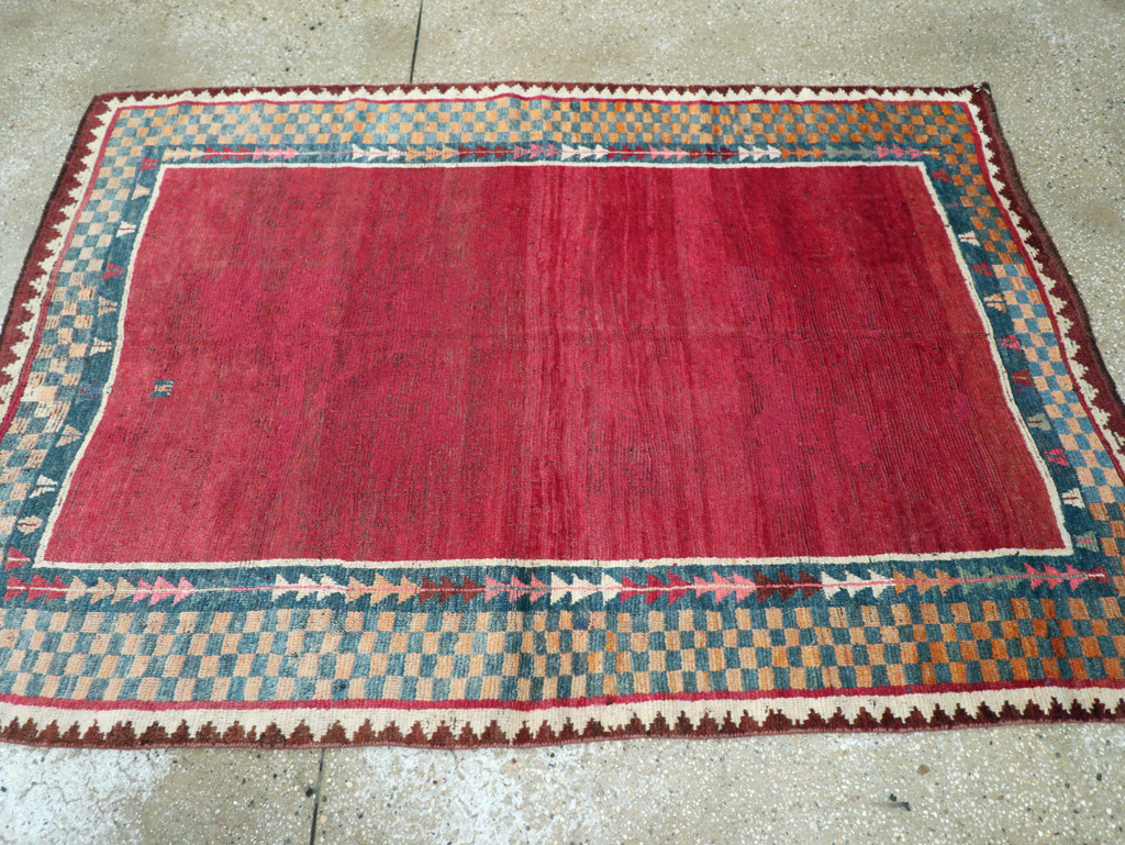 Antique Persian Gabbeh Rug, No.12238 - Gsblank
