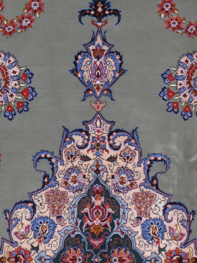 Vintage Persian Isfahan Rug, No.12261 - Gsblank