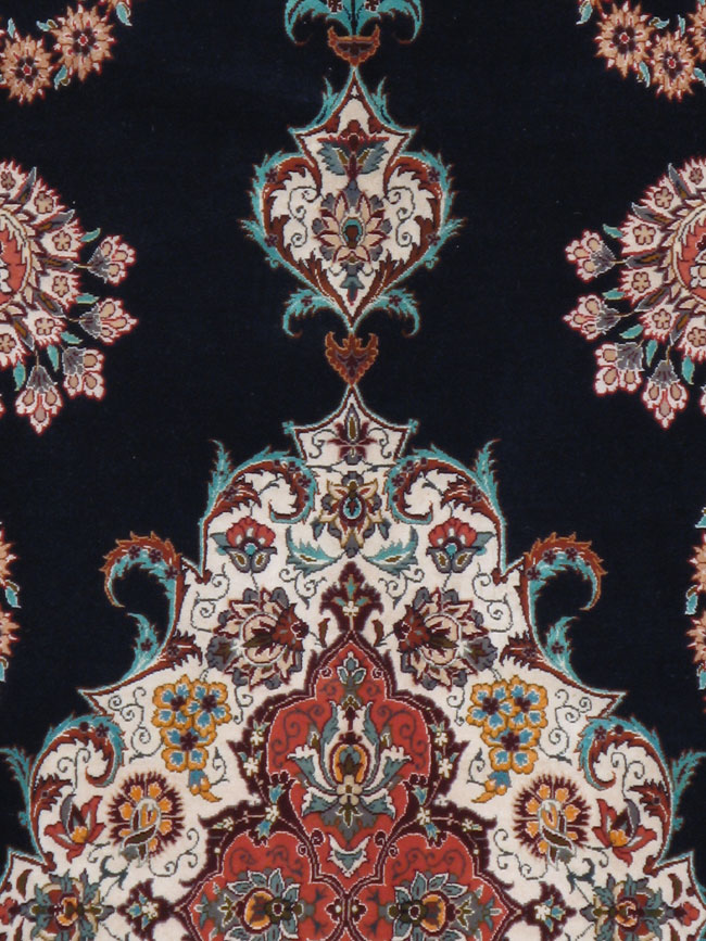 Vintage Persian Isfahan Rug, No.12262 - Gsblank