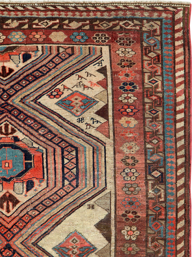 Antique Persian Bidjar Gallery Rug, No.12263 - Gsblank