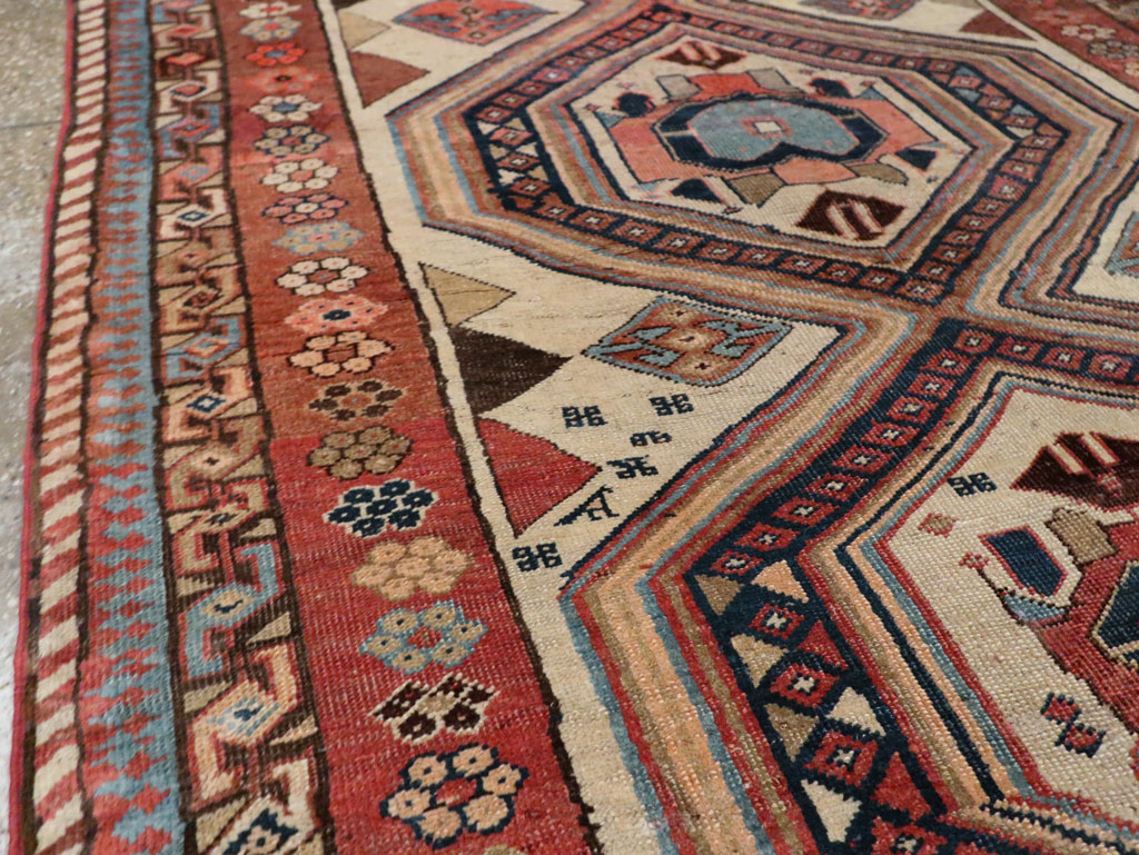 Antique Persian Bidjar Gallery Rug, No.12263 - Gsblank