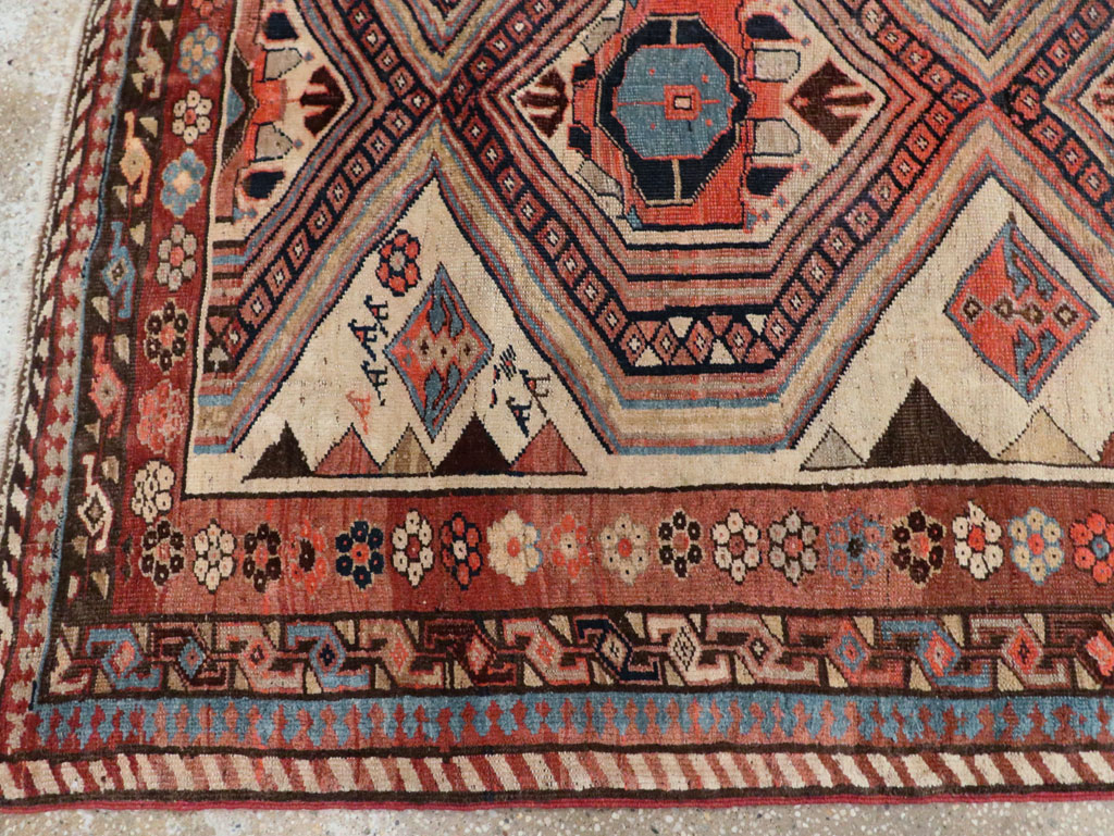 Antique Persian Bidjar Gallery Rug, No.12263 - Gsblank