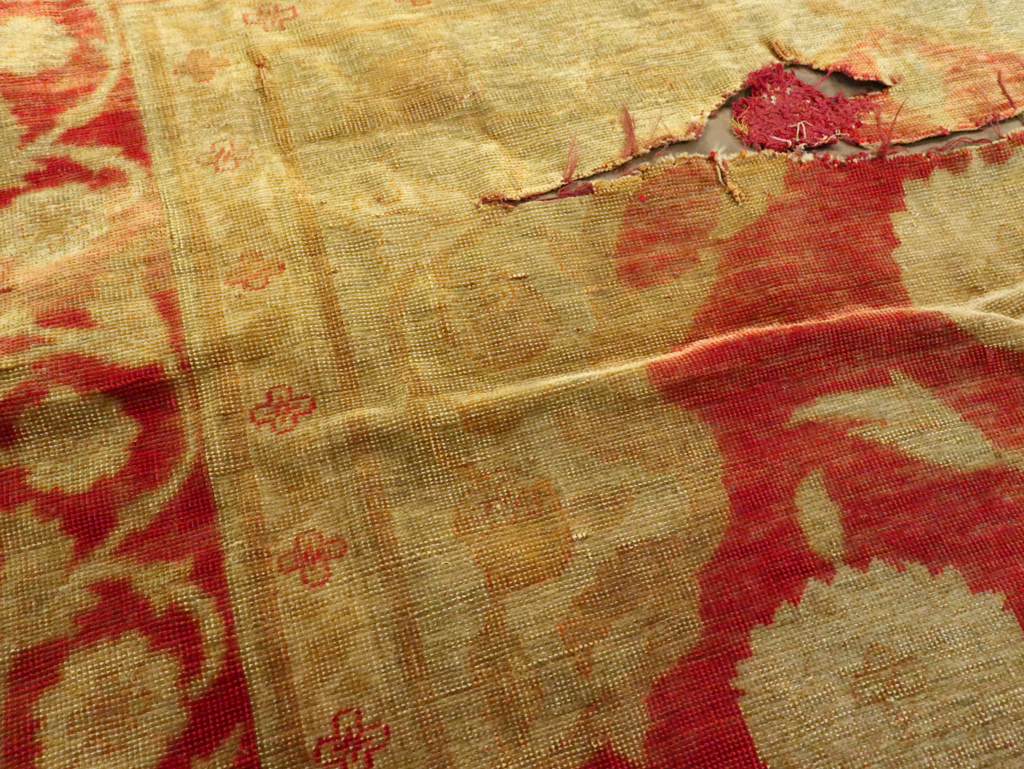 Antique Turkish Kayseri Rug, No.12268 - Gsblank