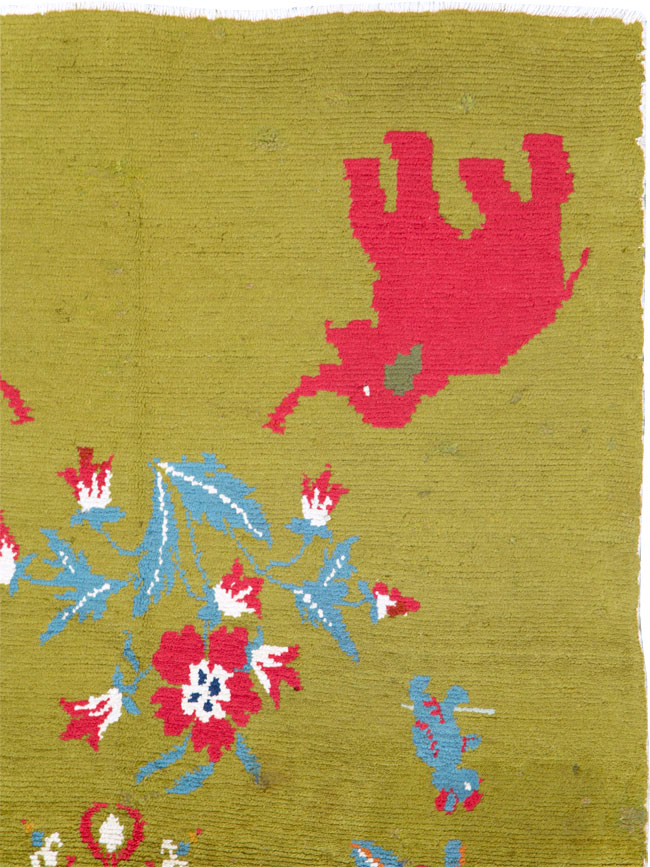 Vintage Swedish Pictorial Rug, No.12293 - Gsblank