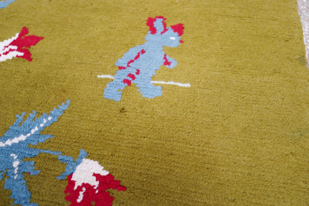 Vintage Swedish Pictorial Rug, No.12293 - Gsblank