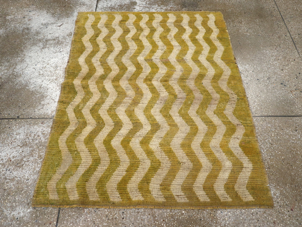 Vintage Turkish Konya Throw Rug, No.12297 - Gsblank