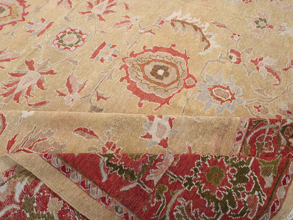 Antique Persian Mahal Room Size Carpet, No.12308 - Gsblank