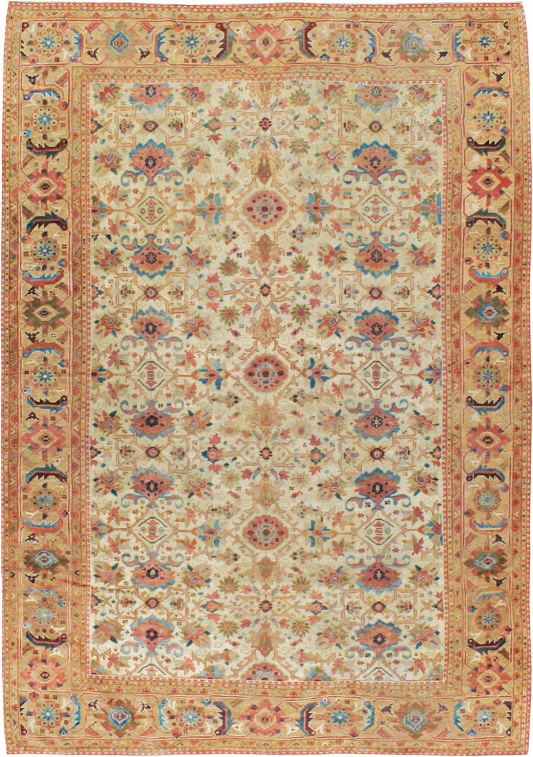 Antique Persian Mahal Rug, No.12318 - Gsblank