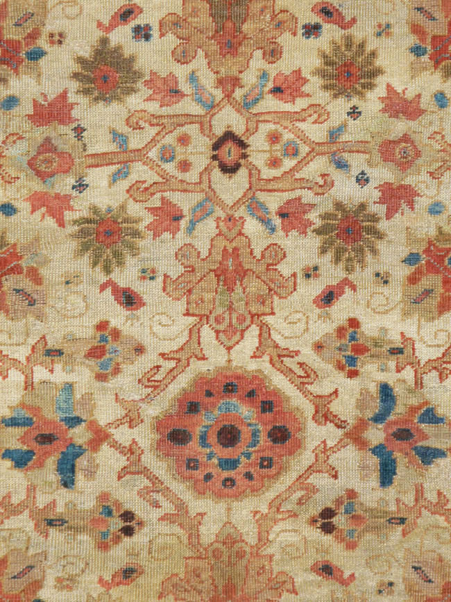 Antique Persian Mahal Rug, No.12318 - Gsblank