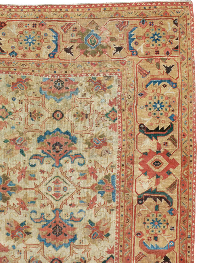 Antique Persian Mahal Rug, No.12318 - Gsblank