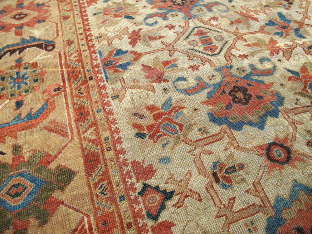 Antique Persian Mahal Rug, No.12318 - Gsblank