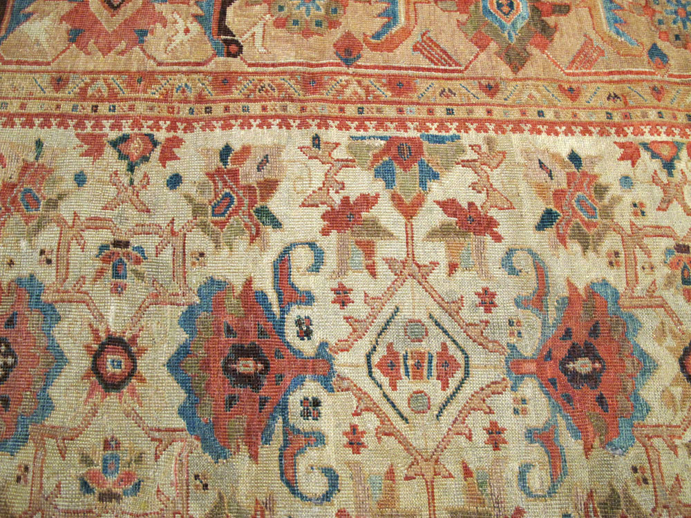Antique Persian Mahal Rug, No.12318 - Gsblank