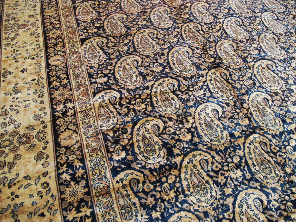 Antique Indian Senneh Carpet, No.12338 - Gsblank