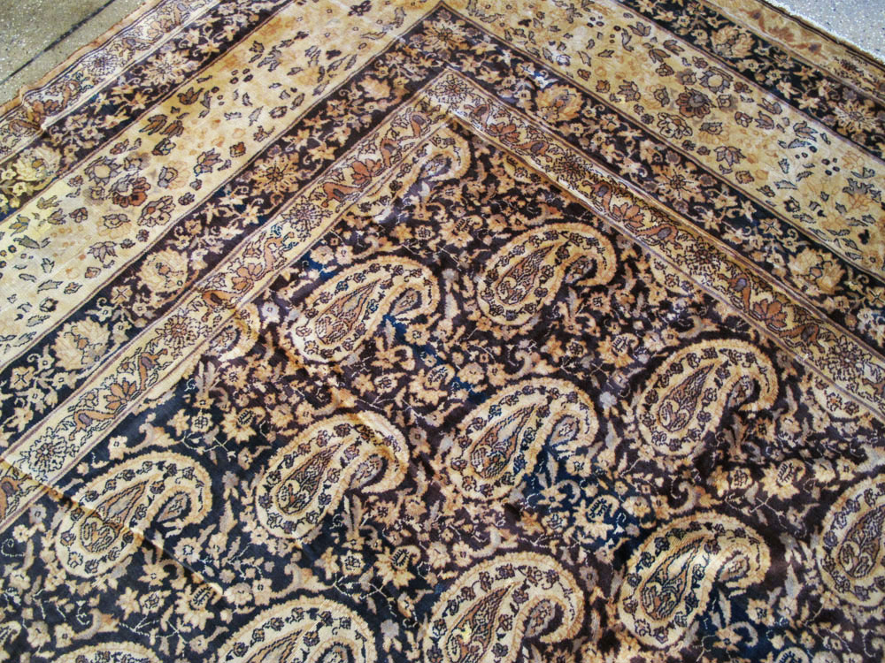 Antique Indian Senneh Carpet, No.12338 - Gsblank