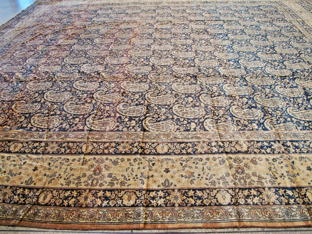 Antique Indian Senneh Carpet, No.12338 - Gsblank