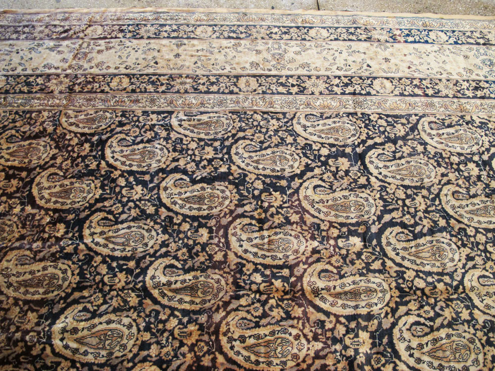 Antique Indian Senneh Carpet, No.12338 - Gsblank