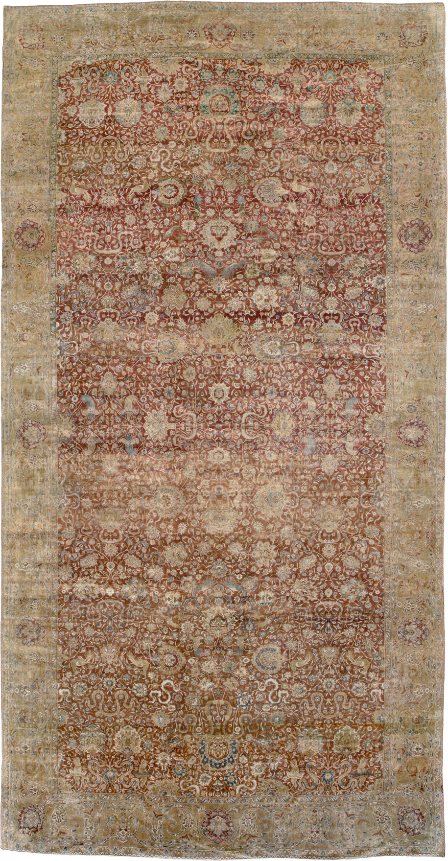 Antique Indian Lahore Rug, No.12353 - Gsblank