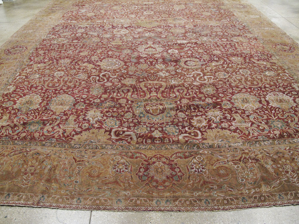 Antique Indian Lahore Rug, No.12353 - Gsblank