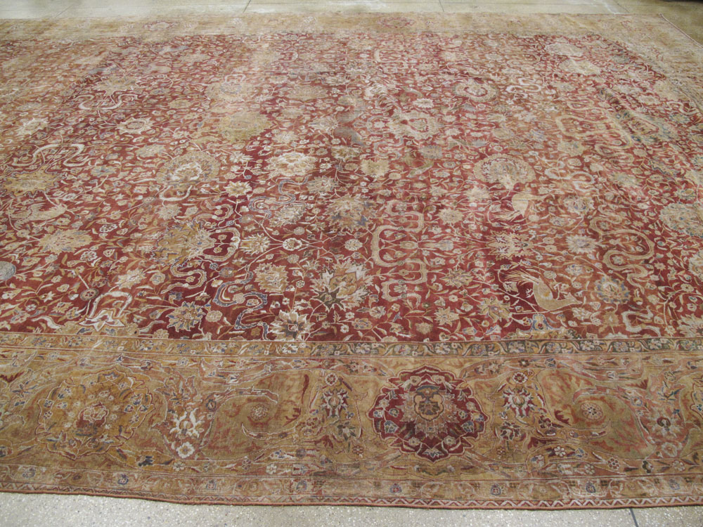 Antique Indian Lahore Rug, No.12353 - Gsblank