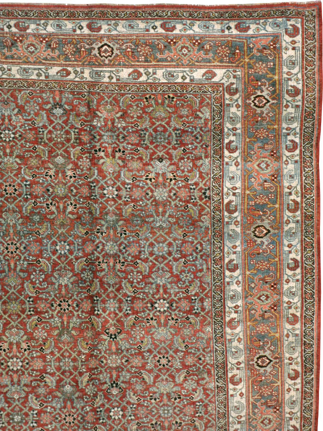 Antique Bidjar Persian Rug, No.12363 - Gsblank