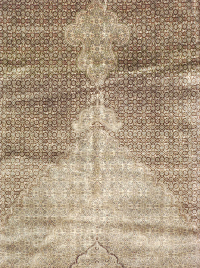 Vintage Persian Tabriz Rug, No.12405 - Gsblank