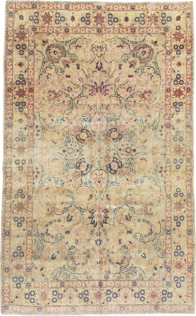 Antique Persian Tabriz Rug, No.12425 - Gsblank