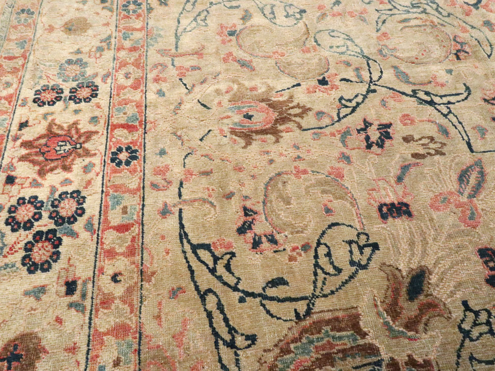 Antique Persian Tabriz Rug, No.12425 - Gsblank
