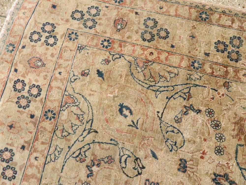 Antique Persian Tabriz Rug, No.12425 - Gsblank