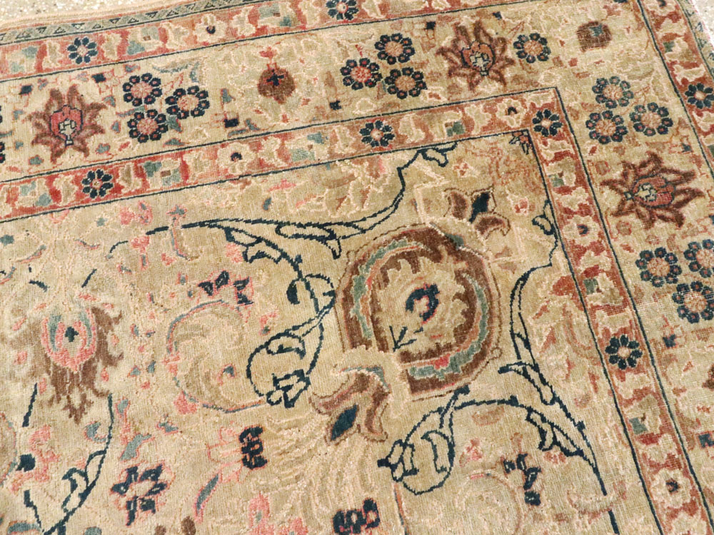 Antique Persian Tabriz Rug, No.12425 - Gsblank