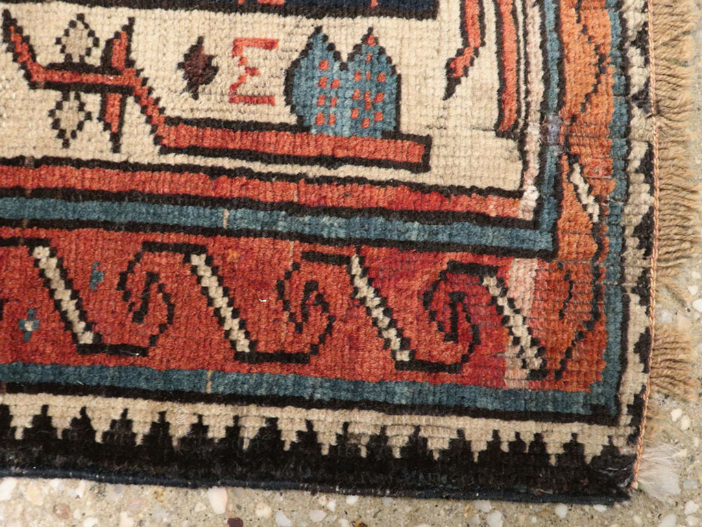 Vintage Caucasian Kuba Bag Face (Pair: 2 of 2), No.12451 - Gsblank