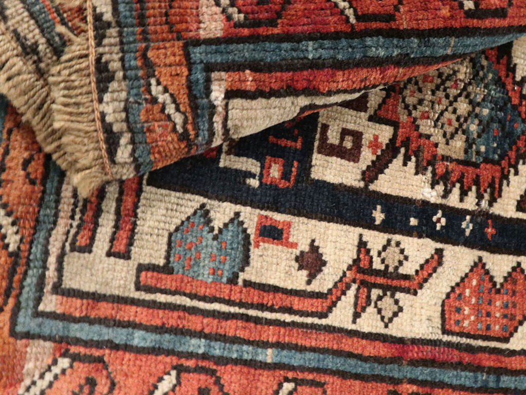 Vintage Caucasian Kuba Bag Face (Pair: 2 of 2), No.12451 - Gsblank