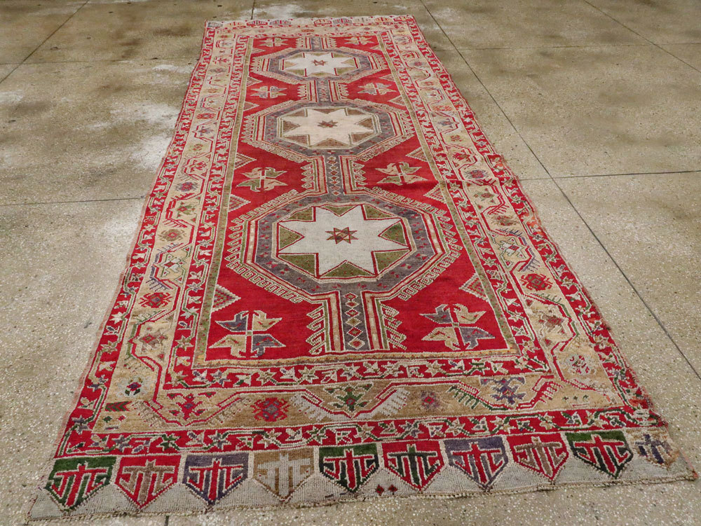 Antique Turkish Anatolian Rug, No.12533 - Gsblank