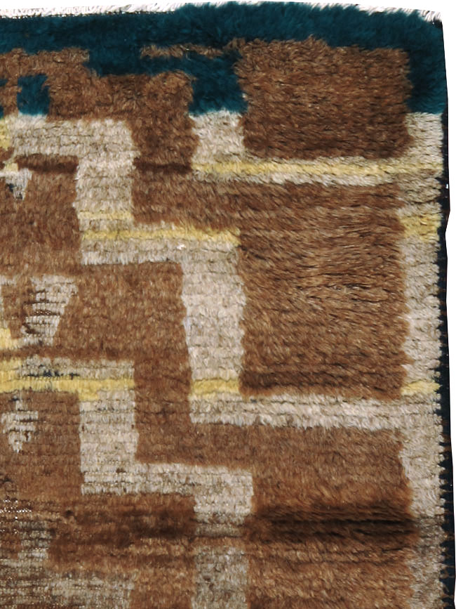 Vintage Turkish Tulu Rug, No.12541 - Gsblank