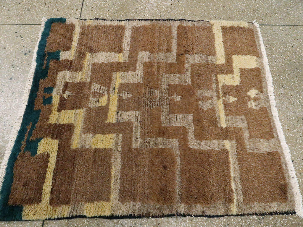 Vintage Turkish Tulu Rug, No.12541 - Gsblank