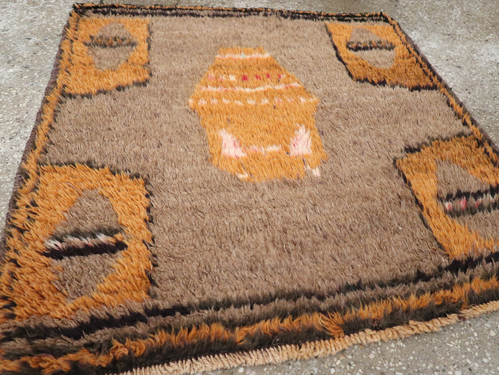 Vintage Turkish Konya Rug, No.12547 - Gsblank