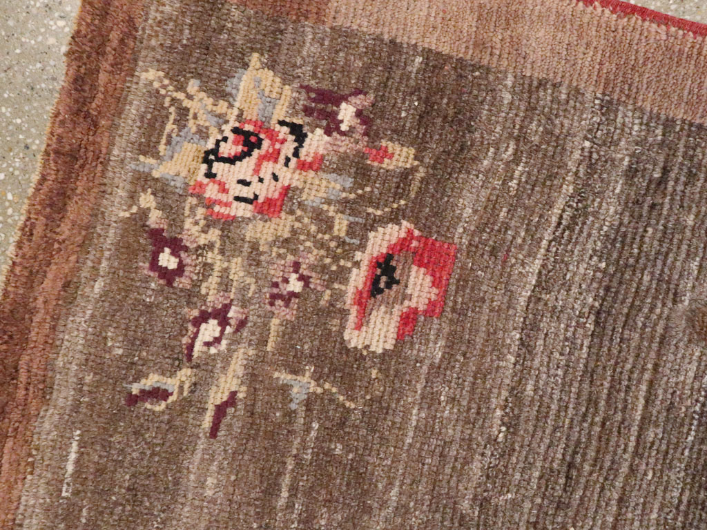 Vintage Turkish Anatolian Throw Rug, No.12553 - Gsblank