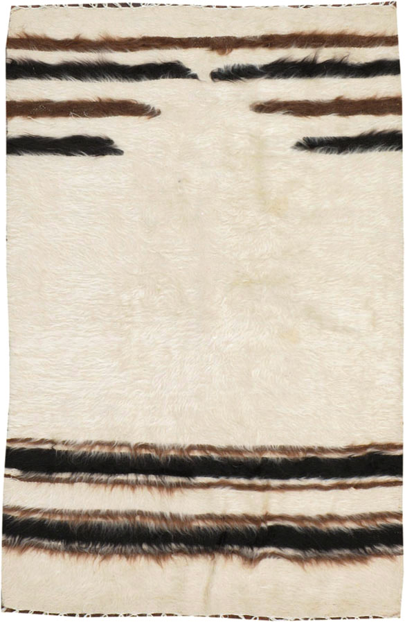 Vintage Turkish Mohair Rug, No.12573 - Gsblank