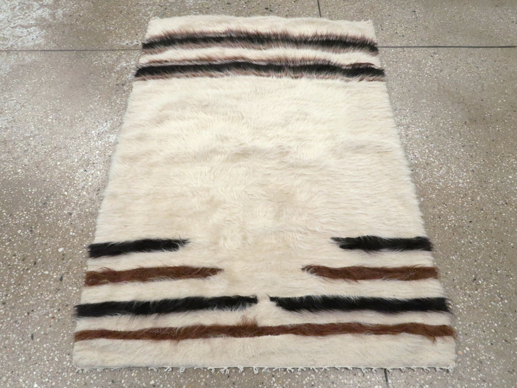 Vintage Turkish Mohair Rug, No.12573 - Gsblank