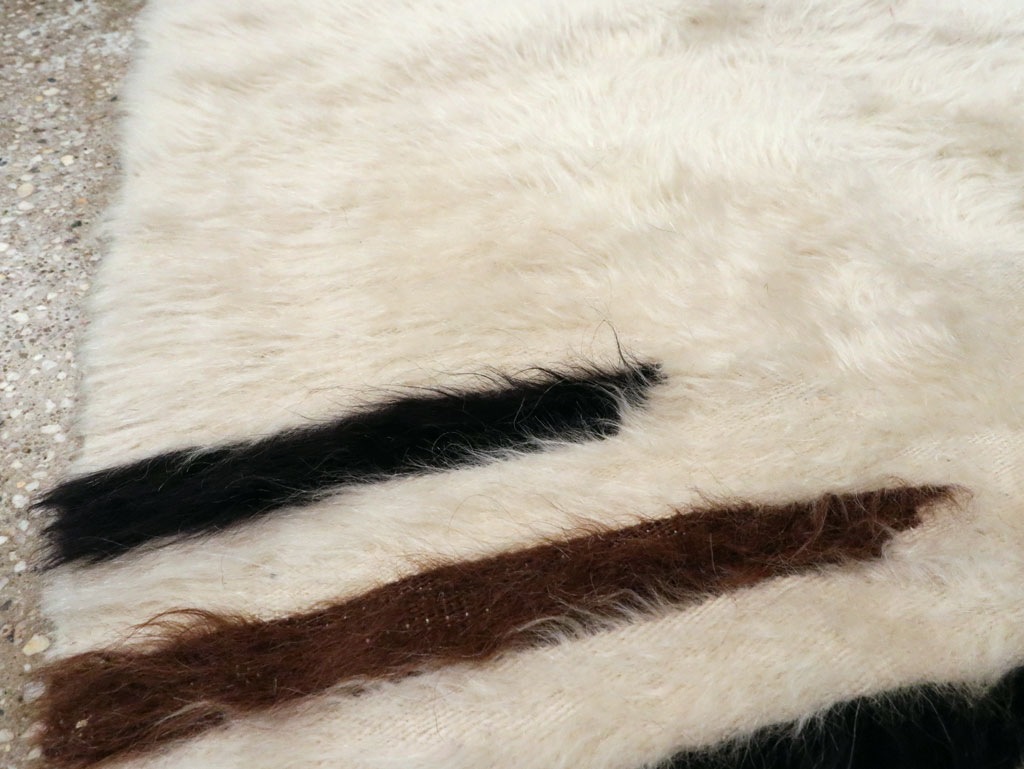 Vintage Turkish Mohair Rug, No.12573 - Gsblank