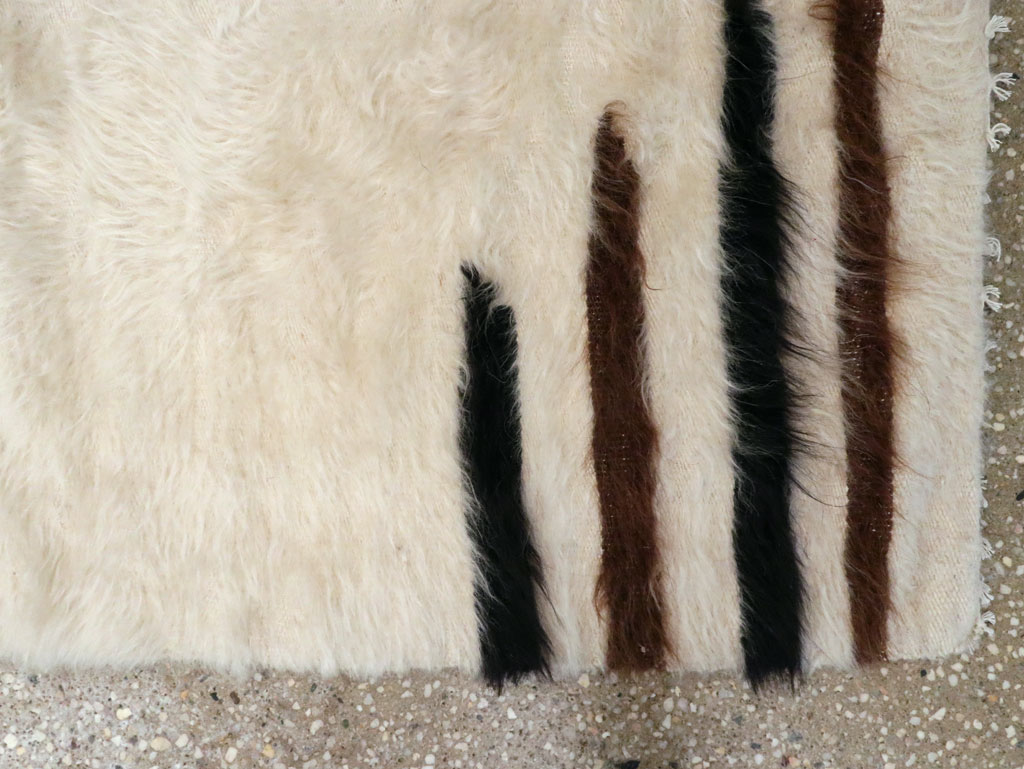 Vintage Turkish Mohair Rug, No.12573 - Gsblank