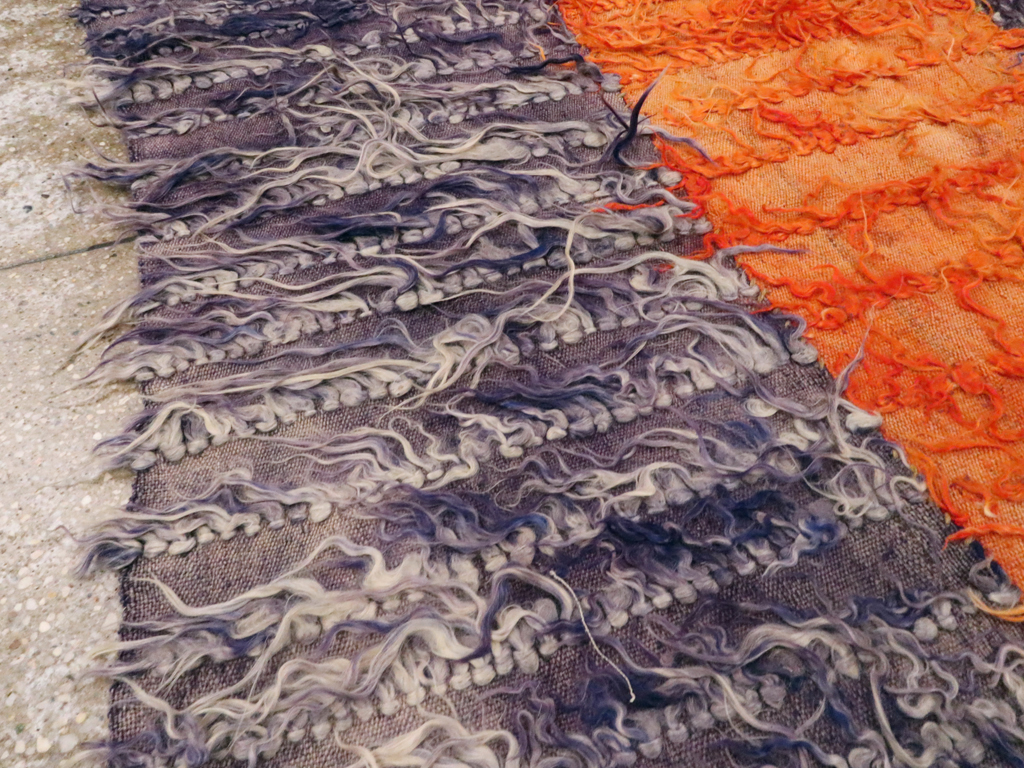 Vintage Turkish Tulu Rug, No.12585 - Gsblank