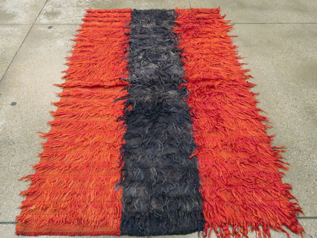 Vintage Turkish Tulu Rug, No.12593 - Gsblank