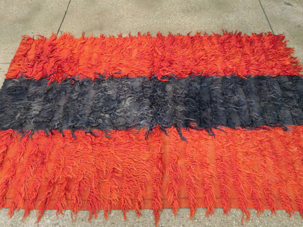 Vintage Turkish Tulu Rug, No.12593 - Gsblank