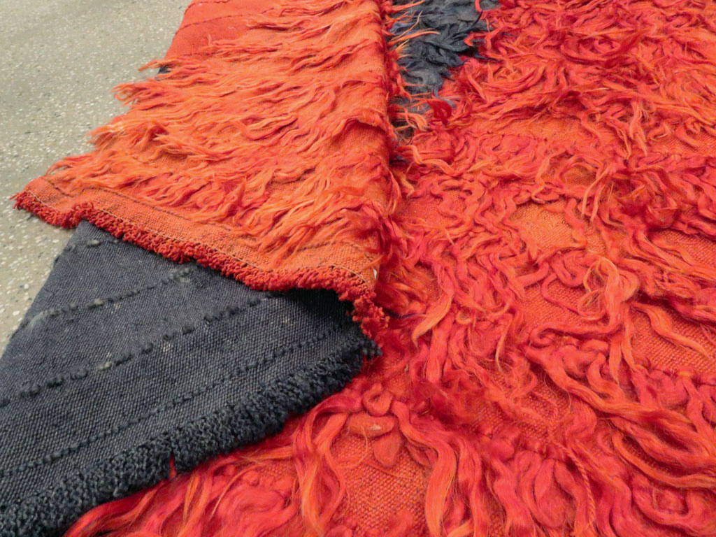 Vintage Turkish Tulu Rug, No.12593 - Gsblank