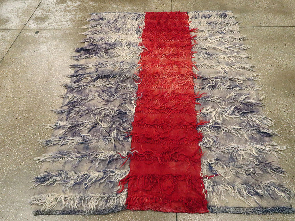 Vintage Turkish Tulu Rug, No.12594 - Gsblank