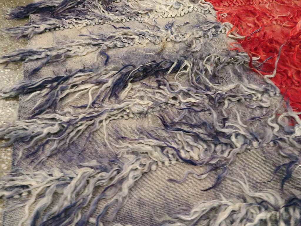 Vintage Turkish Tulu Rug, No.12594 - Gsblank