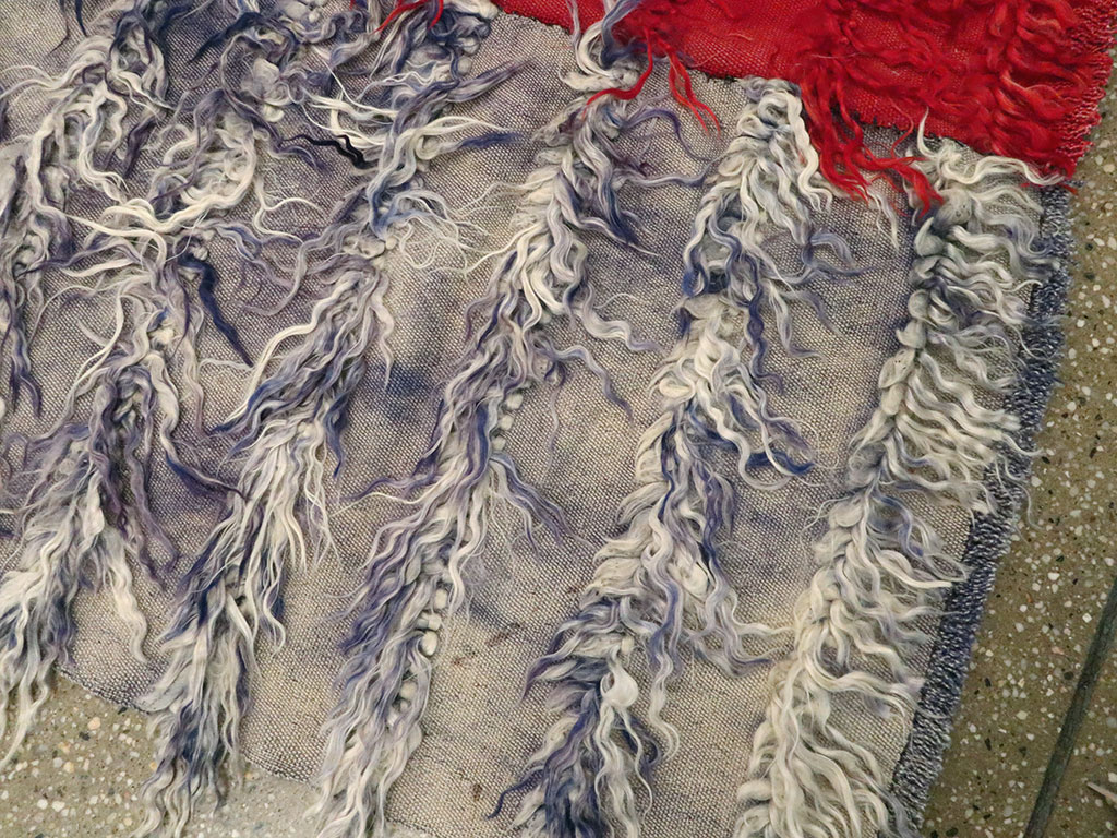 Vintage Turkish Tulu Rug, No.12594 - Gsblank