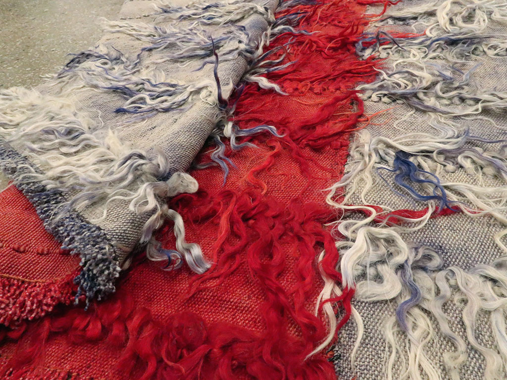 Vintage Turkish Tulu Rug, No.12594 - Gsblank