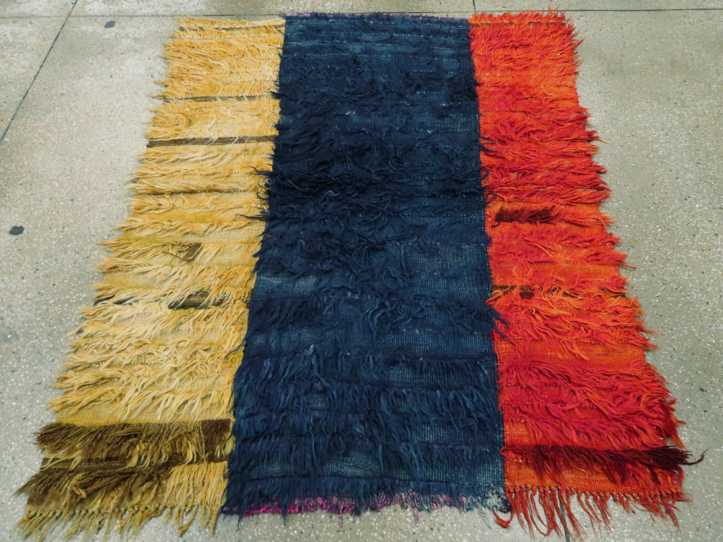Vintage Turkish Tulu Rug, No.12595 - Gsblank