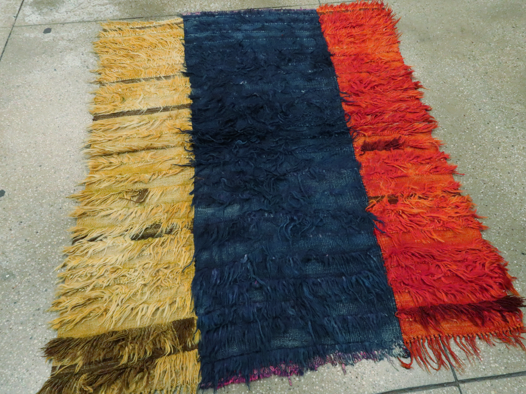 Vintage Turkish Tulu Rug, No.12595 - Gsblank